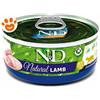 Farmina Cat N&D Natural con Agnello - Lattina da 140 Gr - CONFEZIONE RISPARMIO