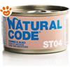 Natural Code ST04 Cat Adult Sterilizzato al Tonno e Alici - Lattina Da 85 Gr