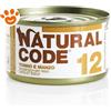 Natural Code 12 Cat Adult al Tonno e Manzo - Lattina Da 85 Gr