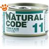 Natural Code 11 Cat Adult al Tonno e Aloe - Lattina Da 85 Gr - CONFEZIONE RISPARMIO