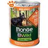 Monge Bwild Dog Adult Mini Grain Free Anatra Zucca e Zucchine - Lattina Da 400 Gr