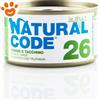 Natural Code 26 Cat Adult al Tonno e Tacchino in Jelly - Lattina Da 85 Gr
