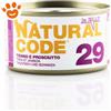 Natural Code 29 Cat Adult al Tonno e Prosciutto in Jelly - Lattina Da 85 Gr