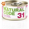 Natural Code 31 Cat Adult al Pollo e Carote in Jelly - Lattina Da 85 Gr