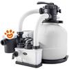 Intex Pompa a Sabbia con Generatore Salino di Cloro Krystal Clear 7.900 Lt/h Art. 26676 - Confezione Da 1 Pezzo
