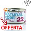 Natural Code 22 Cat Adult al Tonno e Fegato di Manzo in Jelly - Lattina Da 85 Gr - CONFEZIONE RISPARMIO