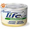 Life Cat Natural "Le Ricette" Kitten Pollo - Lattina Da 150 Gr