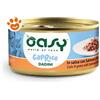 Oasy Cat Caprice Dadini in Salsa al Salmone e Pollo - Lattina Da 85 Gr - CONFEZIONE RISPARMIO