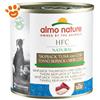Almo Nature Dog HFC Natural Tonno Skipjack e Merluzzo - Lattina Da 95 Gr - CONFEZIONE RISPARMIO