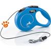 Flexi Guinzaglio Classic Blu a Corda - M (8m)