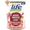 Life Dog Natural Monoprotein Menù Manzo - Lattina Da 400 Gr