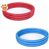 Bestway Piscina Rotonda Tinta Unica a 3 Anelli Gonfiabile (Ø183x33cm) Art. 51027 - Rotonda (Ø183x33cm)