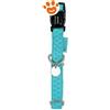 Zolux Dog Collare Regolabile Mac Leather Turchese - TG. 25 (25mm)