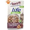 Life Cat Natural Trancetti di Pollo con Cuori e Fegatini - Bustina Da 55 Gr