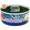 Farmina Cat N&D Natural Tonno Gamberetti al Naturale - Lattina Da 140 Gr