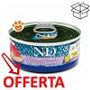 Farmina Cat N&D Natural Tonno Gamberetti al Naturale - Lattina da 140 Gr - CONFEZIONE RISPARMIO