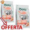 Oasy Dog Monoprotein Formula Adult Medium/Large con Salmone - Sacco Da 10 Kg - CONFEZIONE RISPARMIO