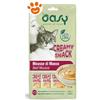 Oasy Cat Snack Creamy Mousse di Manzo - Confezione Da 4×15 Gr
