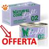 Natural Code 2 Cat Adult Light Tonno Orata e Mela - Confezione Da 4×70 Gr - CONFEZIONE RISPARMIO