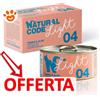 Natural Code 4 Cat Adult Light Tonno e Aloe - Confezione Da 4×70 Gr - CONFEZIONE RISPARMIO