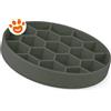Zolux Dog Ciotola Antigoloso Silicone Ventosa Grigio - M (16cm)