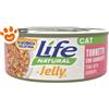 Life Cat Jelly Tonnetto con Gamberetti - Lattina da 70 Gr - CONFEZIONE RISPARMIO