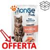 Monge Fresh Cat Adult Sterilised Paté con Bocconcini Ricco in Salmone - Bustina Da 85 Gr - CONFEZIONE RISPARMIO