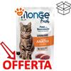 Monge Fresh Cat Sterilised Paté con Bocconcini Ricco in Anatra - Bustina Da 85 Gr - CONFEZIONE RISPARMIO