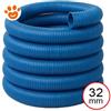 Flow - Tubi di Collegamento da 1 metro Sezionabile Blu (⌀32mm) - Confezione Da 1 m