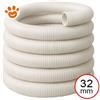 Flow - Tubi di Collegamento da 1 metro Sezionabile Bianco (⌀32mm) - Confezione Da 1 m - CONFEZIONE RISPARMIO