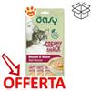 Oasy Cat Snack Creamy Mousse di Manzo - Confezione Da 4×15 Gr - CONFEZIONE RISPARMIO