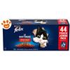 Purina Cat Felix le Ghiottonerie Saporite in Gelatina - Offerta [PREZZO A CONFEZIONE] Quantità minima 2, Confezione Da 44×85 Gr
