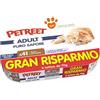 Petreet Cat Adult Puro Sapore al Tonno e Surimi - OFFERTA [Gran Risparmio] 6 Lattine da 70 Gr