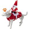 Leopet Dog Costume da Babbo Natale - S (40-50cm)