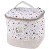 BESTOMZ Pochette per Trucchi Donna Trousse Organizer Borsa Beauty Case da Viaggio (Fiore Rosso)