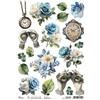 Carta di riso Floral Compartment Eastern Journey