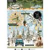 Christmas Forest A5 Die-Cut Paper Pad Elements