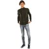 Barbour Maglione Uomo MKN0731 Patch Zip Thru Sweater Seaweed AI21 XL