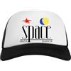Suzetee Space Ibiza Dance Model Cappellino Unisex con Snapback da Baseball Bianco