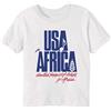 Erido We Are The World Bambini Unisex Ragazzi Ragazze T-Shirt Maglietta Bianco Maniche Corte Dimensioni XL Kids Boys Girls White T-Shirt X-Large Size XL