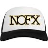 Suzetee NOFX Punk in Drublic Cappellino Unisex per Bambini Snapback da Baseball Bianco