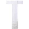 BLESSUME Sacerdote Soutane Cintura in vita per Liturgia Clero Pregare(XL, solo cintura bianca)
