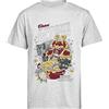 Suzetee Chaos Khorne Flakes T-Shirt Grigia da Uomo A Maniche Corte