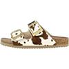 Colors of California Low Sandals Cow Print - Multicolor, 40