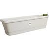 Elho noa balcony trough l - Fioriera per Balcone - Con Serbatoio d'Acqua - Realizzato in Plastica 100% Riciclato - Warm Grey