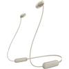 Sony WI-C100 Auricolare Wireless In-ear Musica e Chiamate Bluetooth Beige