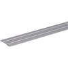 Alberts 484491 Coprisoglia, autoadesivo, con due scanalature, alluminio, anodizzato argento, 900 x 37,8 mm