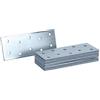 HELPMATE - Lamiere forate 40x100 mm - 12 pezzi - elettrozincate