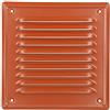 KOTARBAU® Griglia Aerazione Quadrata - Acciaio - 16.5x16.5 cm - in Mattoni - Griglia Ventilazione - con Rete Anti Insetti - Resistente Alla Corrosione