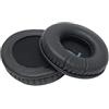 Vistreck Fodera per Cuscino di Ricambio per Cuscinetti Cuffie Universali Rotonde da 80 mm: Accessorio Morbido e Confortevole
